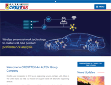 Tablet Screenshot of cresttek.com